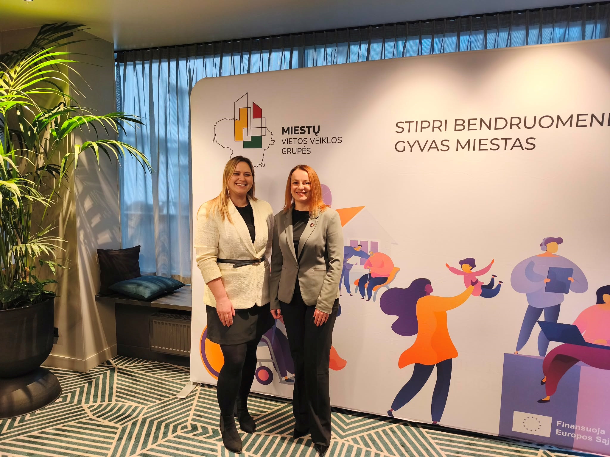 Naujosios Akmenės VVG atstovės – miestų partnerystės renginyje Kaune